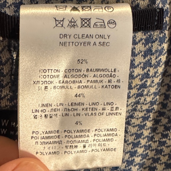 Harris Wharf London Hoodstooth Blazer for Men - Made in ITALY - Picture 4 of 7